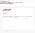 Tentative de phishing Free en image