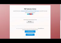PDF Unlocker Online V1.0
