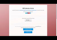 PDF Unlocker Online V1.0 Windows