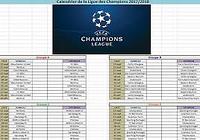 Calendrier Ligue des Champions 2017